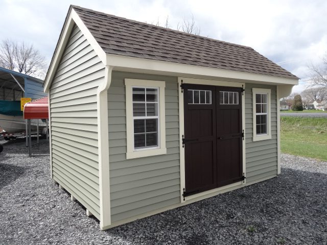A Quaker-style cottage garden shed
