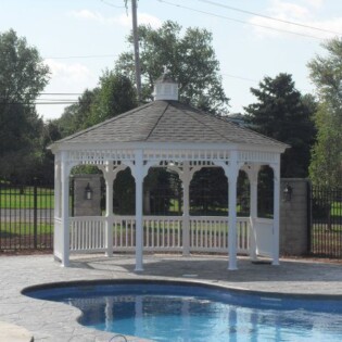 Pavillion, build on site Pavillion, build on site