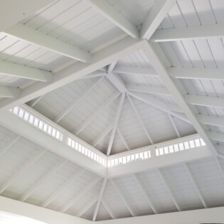Ceiling of 18 x 20 Double Roof Pavilion Ceiling of 18 x 20 Double Roof Pavilion