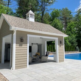 Custom Designed pool house by Walsh Custom Designed pool house by Walsh