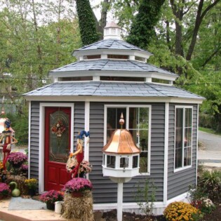 14x14 Custom vinyl sun room gazebo, finished interior 14x14 Custom vinyl sun room gazebo, finished interior