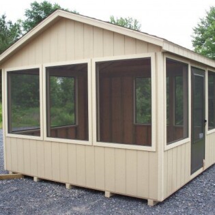 10 x 16 Dura-Temp screen house 10 x 16 Dura-Temp screen house